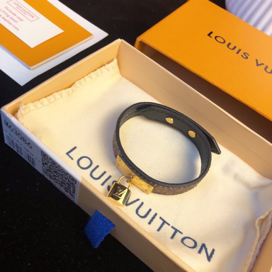 Louis Vuitton Monogram Lock Bracelet